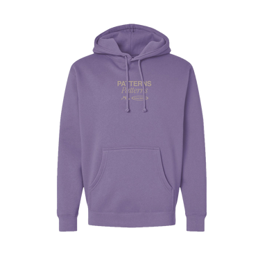 PATTERNS PLUM HOODIE